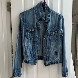 J CREW Women's Blue Denim Jacket